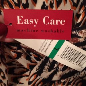 Rafaela Blouse, Animal Print, New with Tag